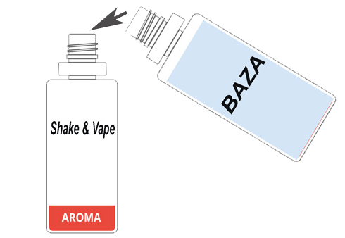 aróma Shake and Vape - mixing