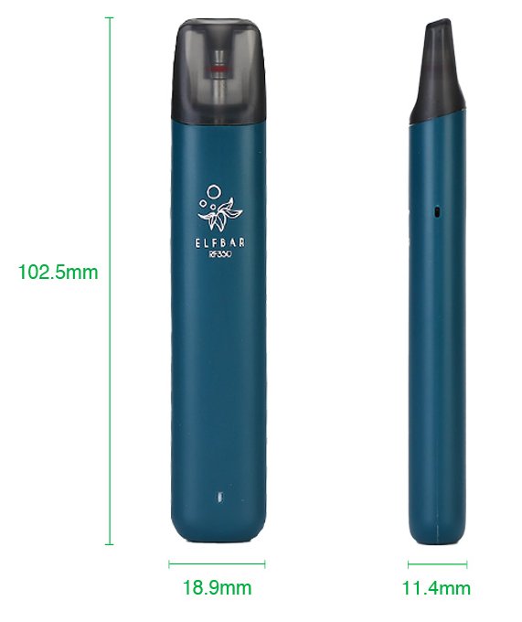 ELF BAR RF350 dimension