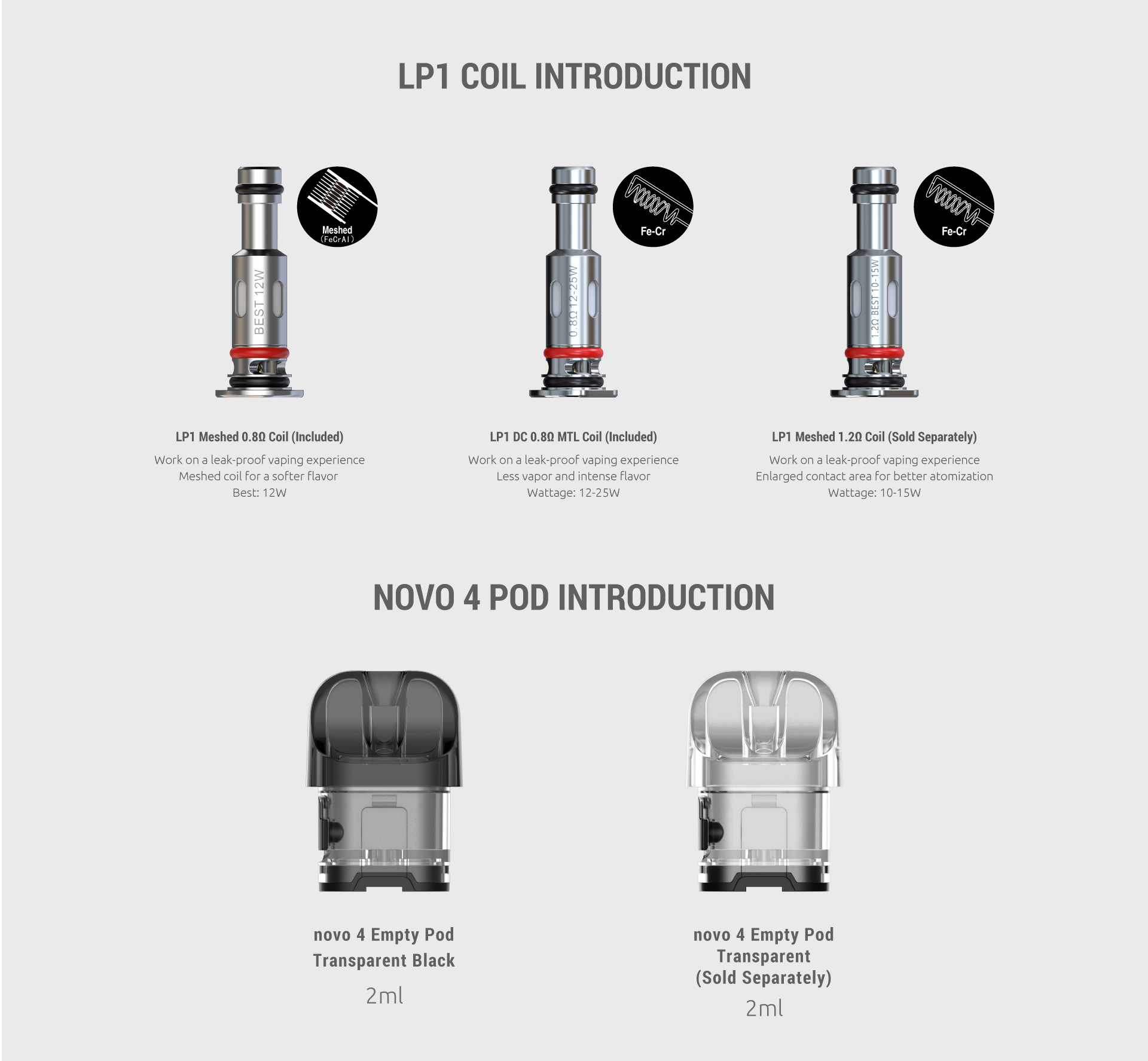 SmokTech LP1 Meshed 0,9ohm 
