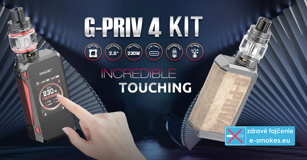 Smoktech full kit G-Priv4 - Black
