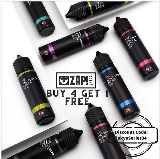 ZAP! Juice Shake and Vape AISU TOKYO 10ml Watermelon Bubble Gum