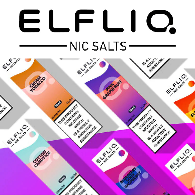 Liquid ELFLIQ Nic SALT Grape 10ml - 10mg