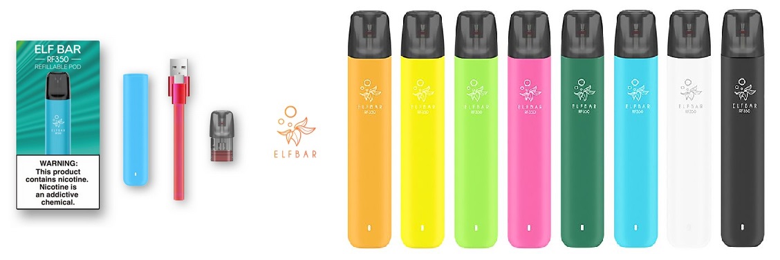 Elf Bar RF350 Pod elektronická cigareta 350 mAh Yellow 1ks