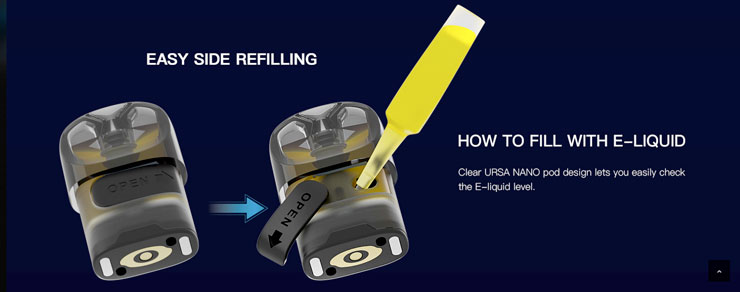Lost Vape Ursa Nano Pod cartridge MTL 1,2 ohm 2,5 ml