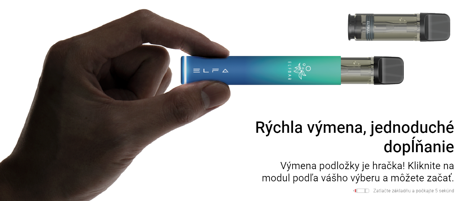 Elf Bar ELFA elektronická cigareta 500mAh Blueberry Sour Raspberry 20mg
