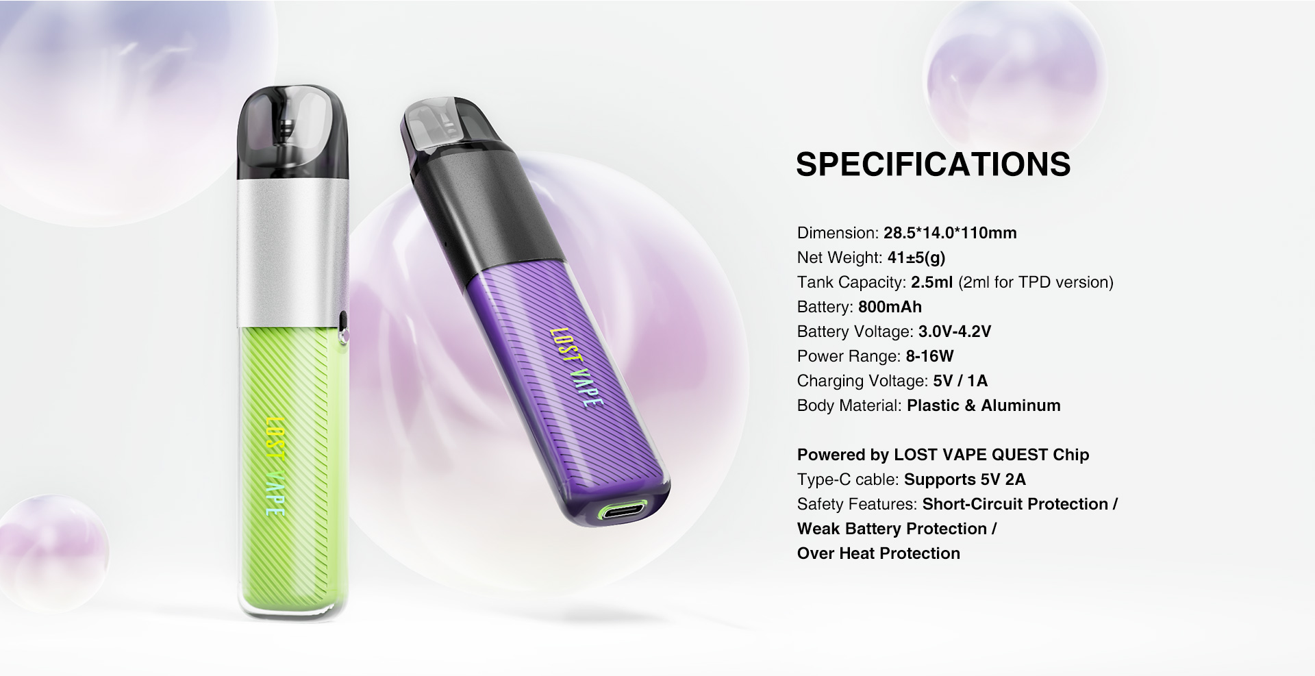Lost Vape Ursa Nano Air Pod 800 mAh Indigo 1 ks