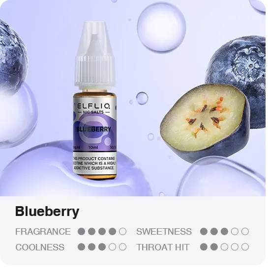 Liquid ELFLIQ Nic SALT Strawberry Raspberry Cherry Ice 10ml - 20mg