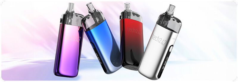 Smoktech Tech247 Pod 1800mAh Red Black