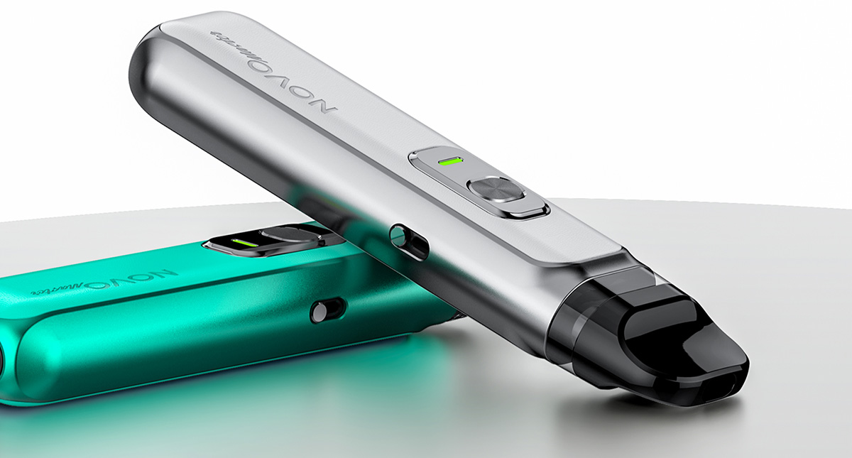 Smoktech NOVO MASTER 1000mAh Silver Carbon Fiber 1ks