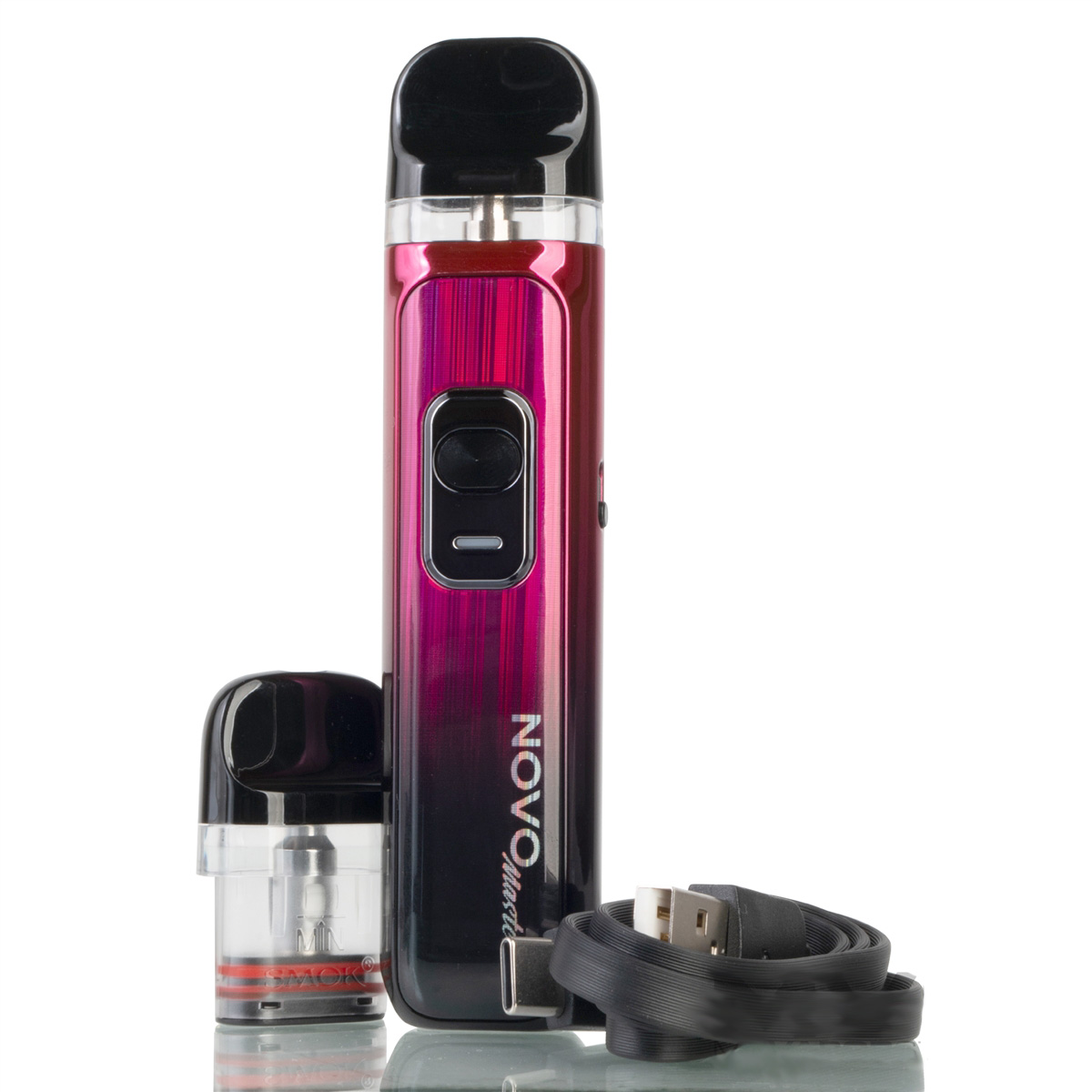 Smoktech NOVO MASTER 1000mAh Silver Carbon Fiber 1ks