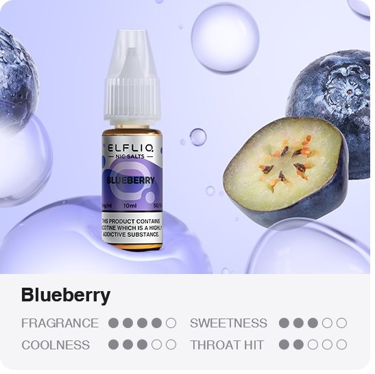 Liquid ELFLIQ Nic SALT Blackberry Lemon 10ml - 10mg