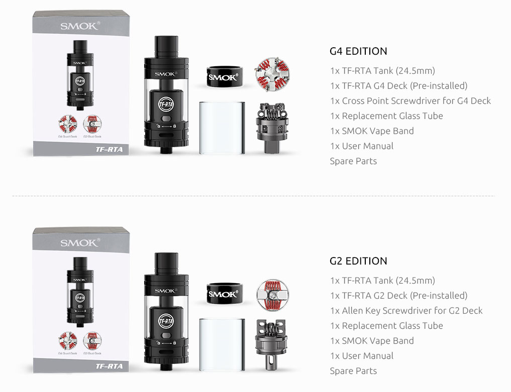 SmokTech náhradná základňa TF-RTA G2