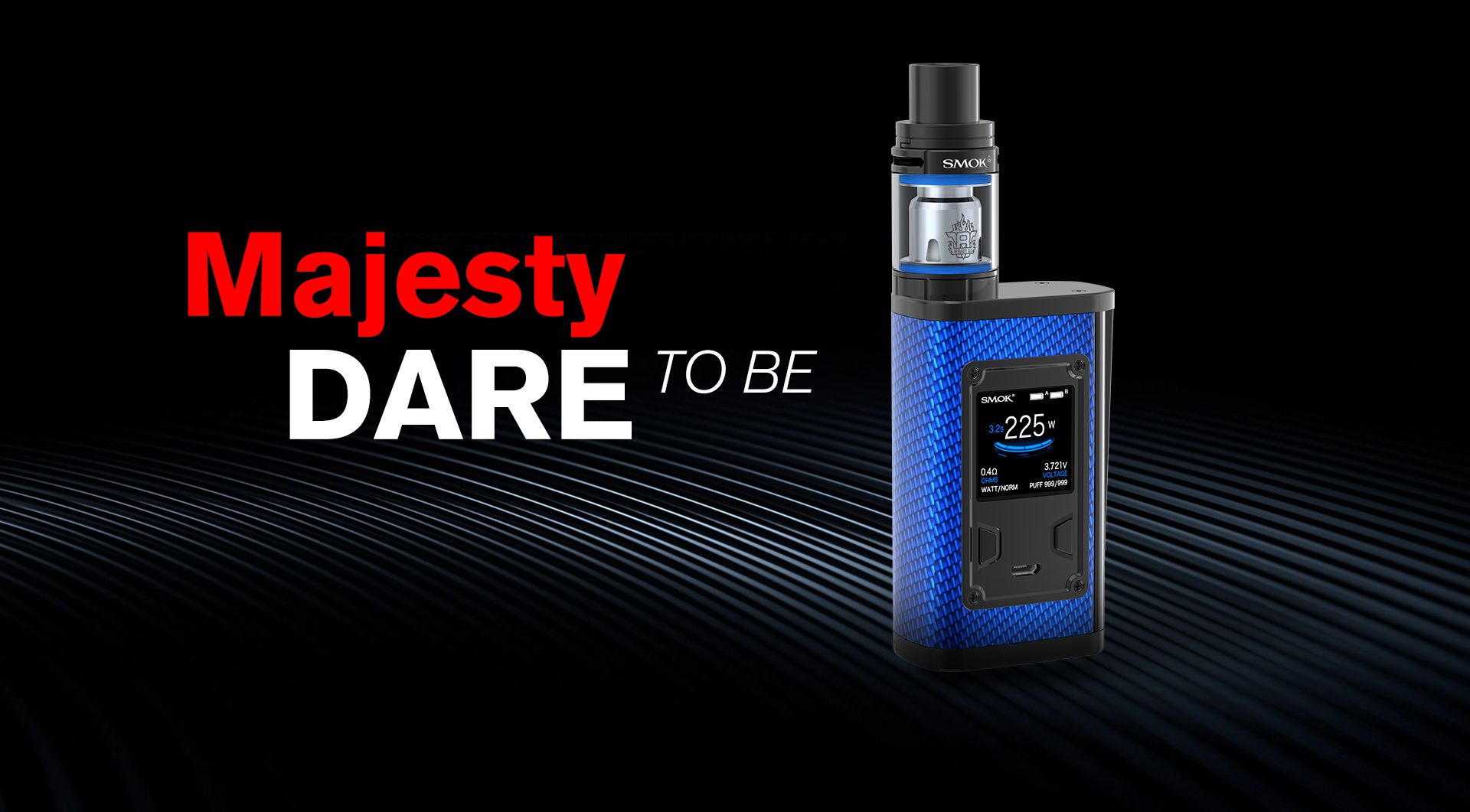 Smoktech Mod grip MAJESTY TC225W - fialový