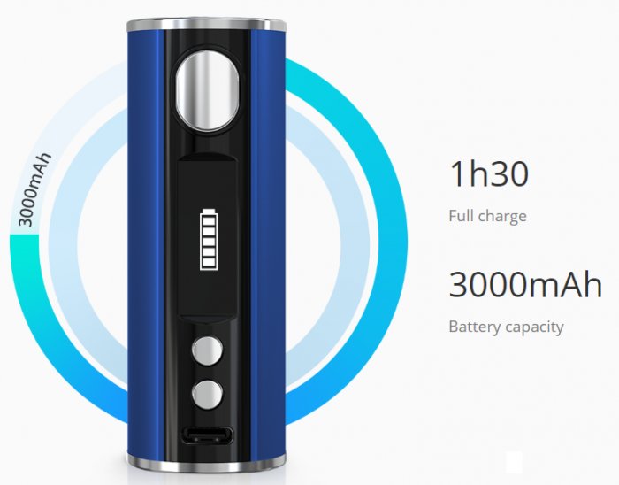 Eleaf mod grip iStick T80 3000mAh  - Blue