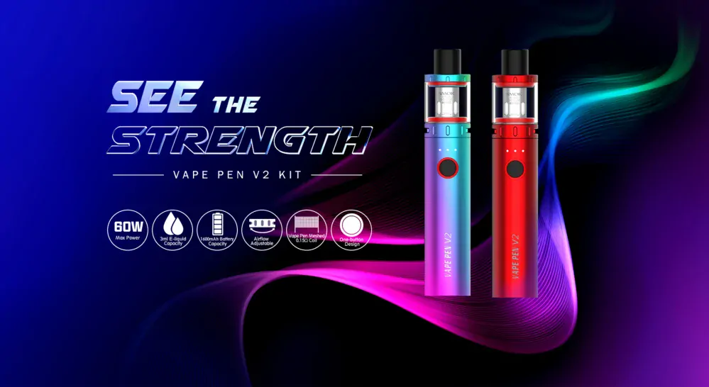 SmokTech VAPE PEN V2 1600mAh - RED