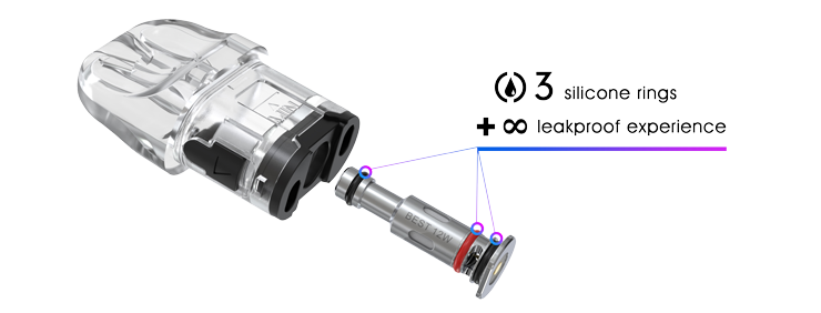 Smoktech cartridge NOVO 4 2,0ml Transparent