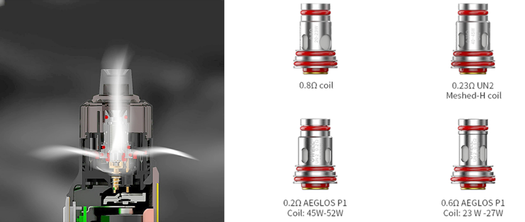 UWELL Aeglos UN2 Meshed-H - 0,23 ohm