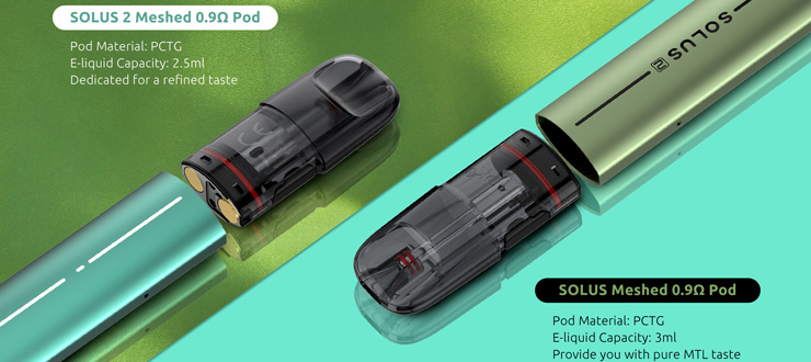 Smoktech SOLUS Meshed cartridge 0,9ohm 3ml 3Pack 