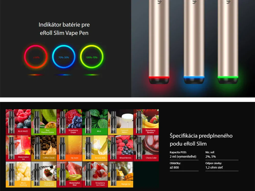 Joyetech cartridge eRoll Slim 1ohm 3PACK