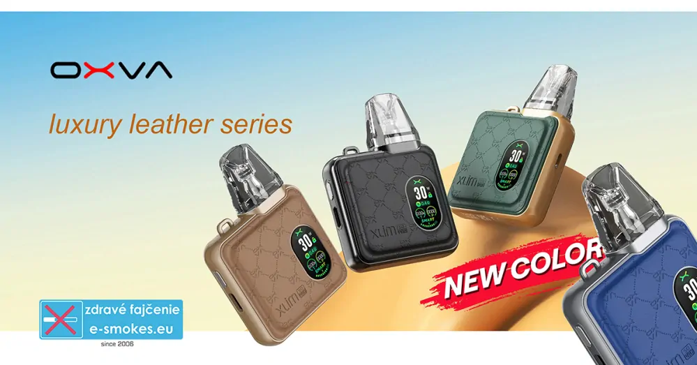 OXVA Xlim SQ Pro 1200mAh Black Leather 1ks 
