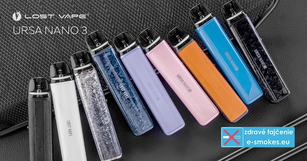 Lost Vape URSA Nano 3 Pod 1200mAh Glacial Black