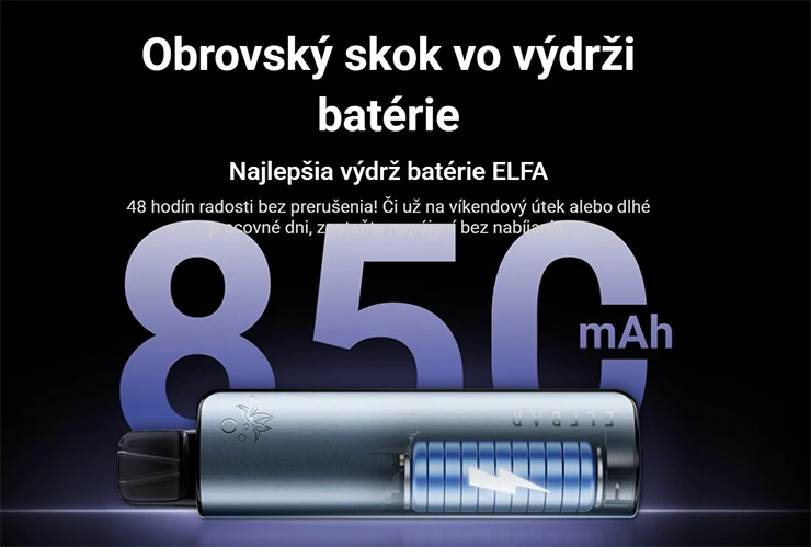 Elf Bar ELFA Master Pod 850mAh Lunar Silver 1ks