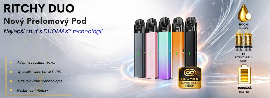 Ritchy DUO POD 1000 mAh Orange Argent 1ks