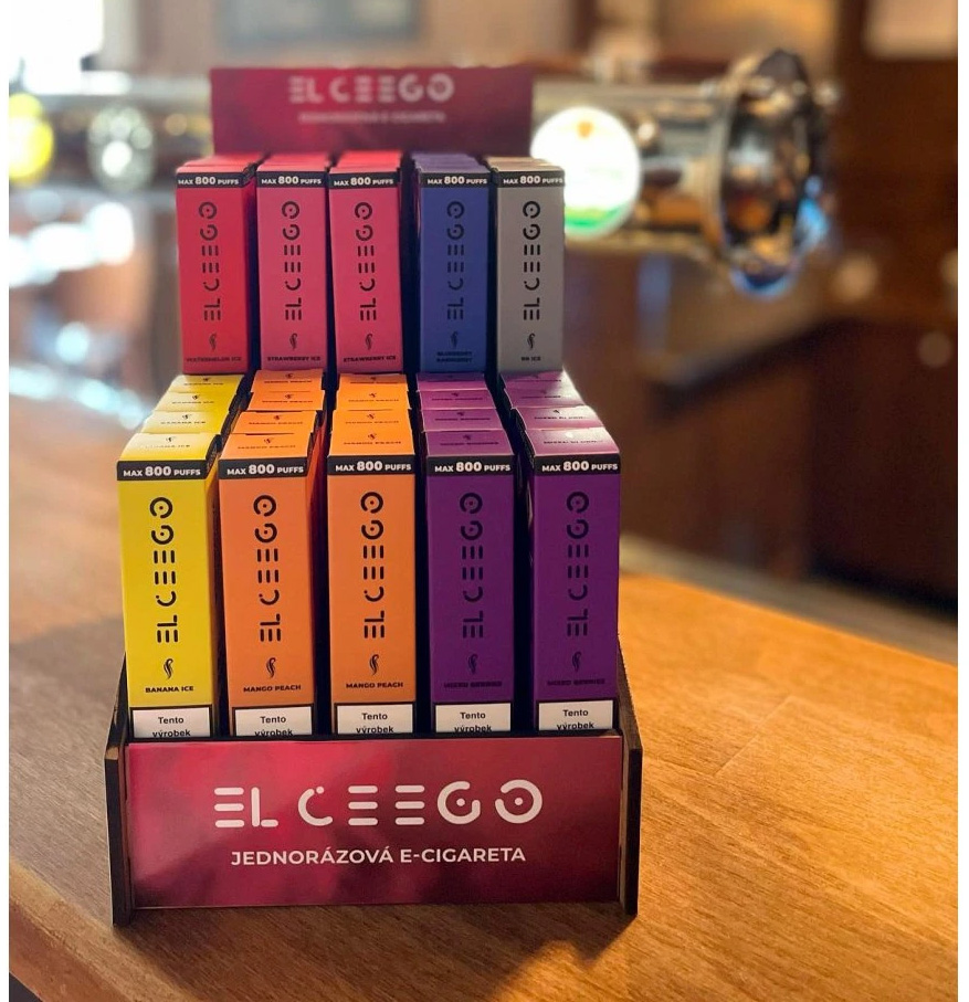 EL CEEGO Strawberry Ice 16,5mg 1100 Pufs