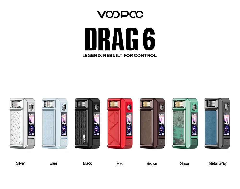 VOOPOO Drag 6 Box MOD 4400mAh - Black