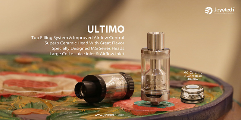 Joyetech ULTIMO clearomizer 4,0 ml - čierna