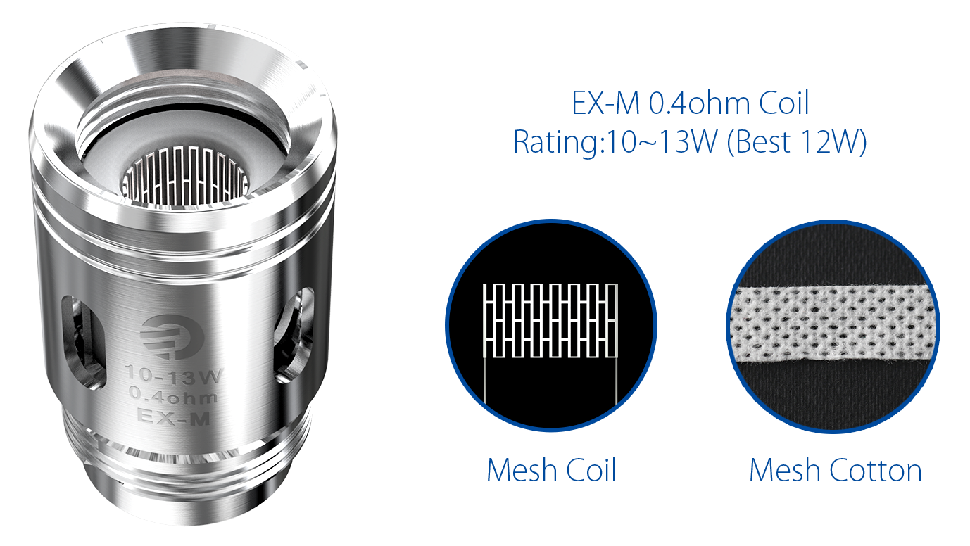 Joyetech Exceed Grip Standard cartridge 4,5ml Black
