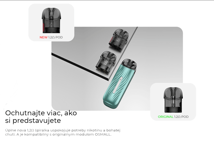 Vaporesso OSMALL 2 cartridge 2ml - 1,2ohm