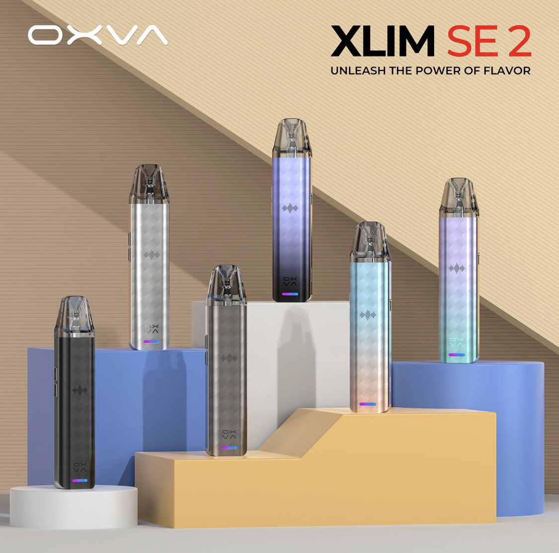 OXVA Xlim SE 2 Pod 1000mAh Black Blue 1ks