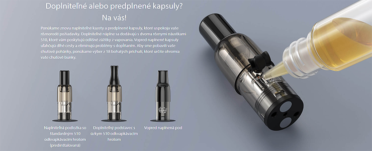 Joyetech náustok Narrow 510 - black