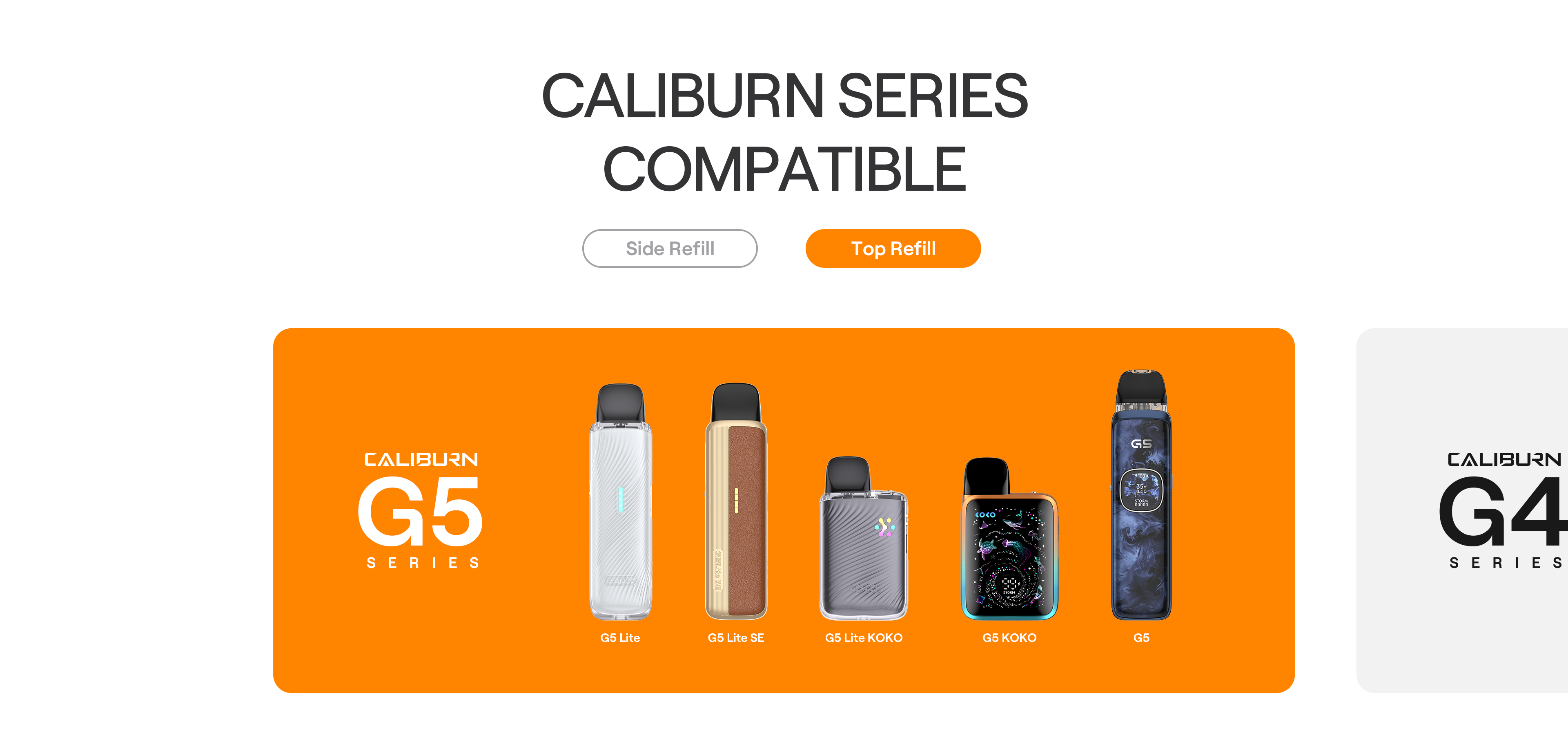 Uwell Caliburn G5 POD 1600mAh Black Carbon