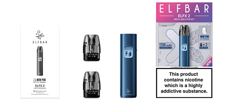 Elf Bar ELFX 2 1700mAh Ocean Blue