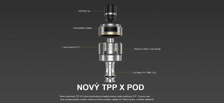 VOOPOO žeraviaca hlava TPP-DM4 - 0,3 ohm