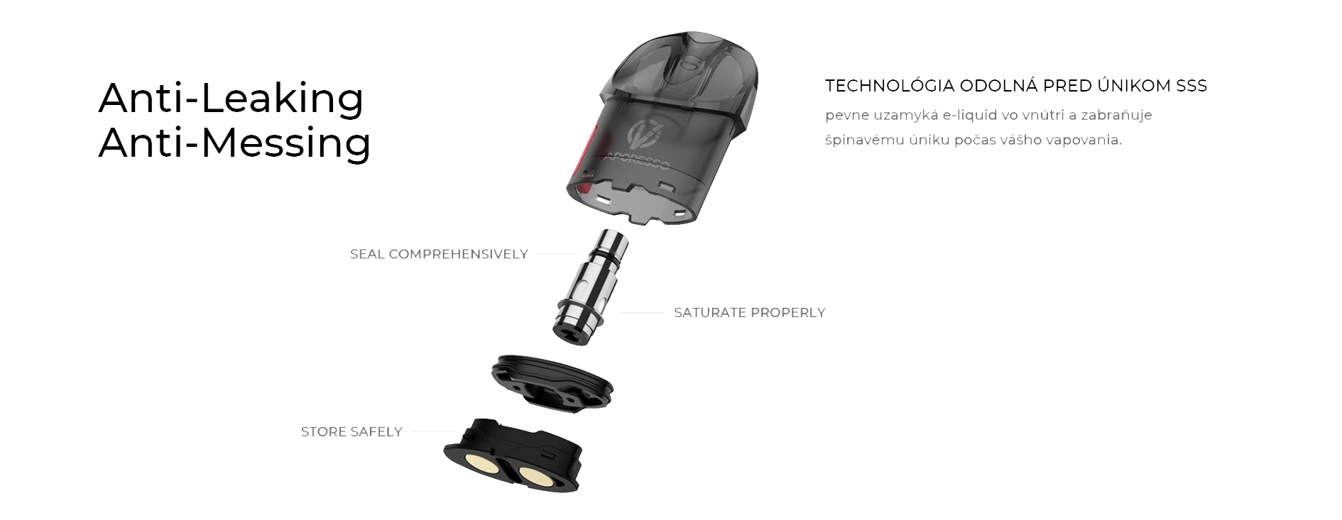 Vaporesso OSMALL 2 cartridge 2ml - 1,2ohm