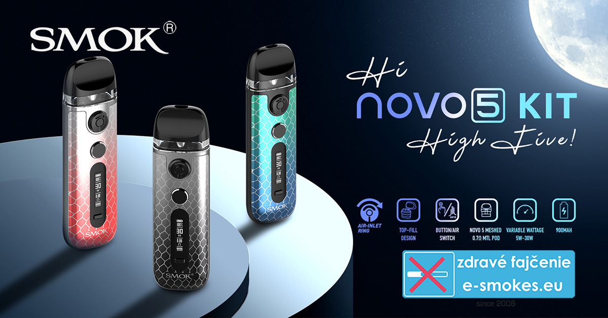 SMOK Novo 5 Pod sada 900mAh Black Carbon Fiber 