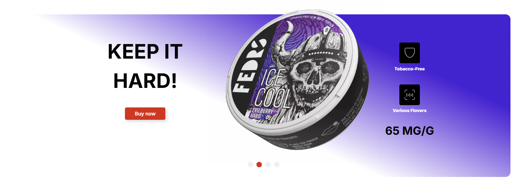 FEDRS Ice Cool Hard Raspberry 12,5g