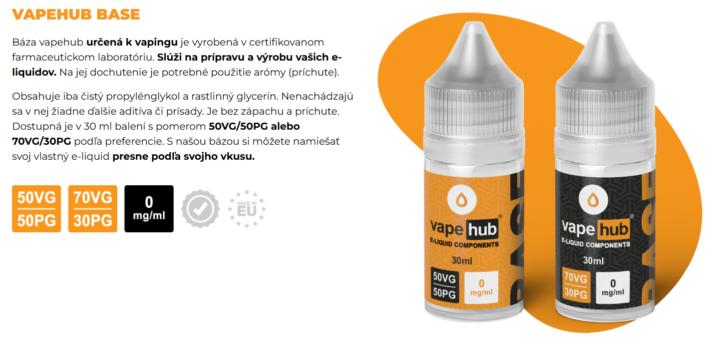Vapehub Nic Salt shot - 50/50 10ml 20mg