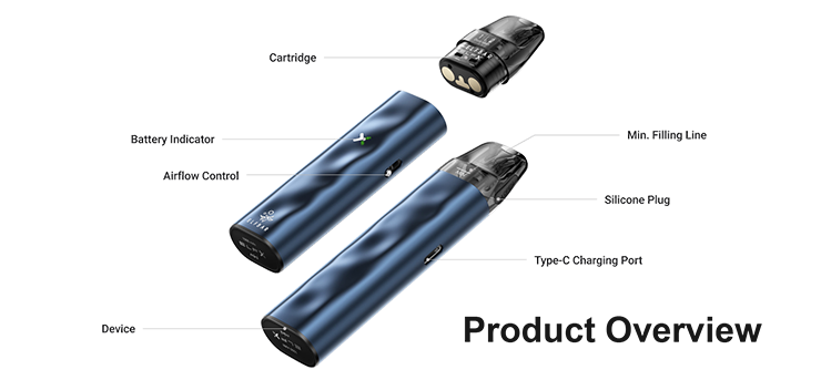 Elf Bar ELFX Mini Pod 1000mAh Black