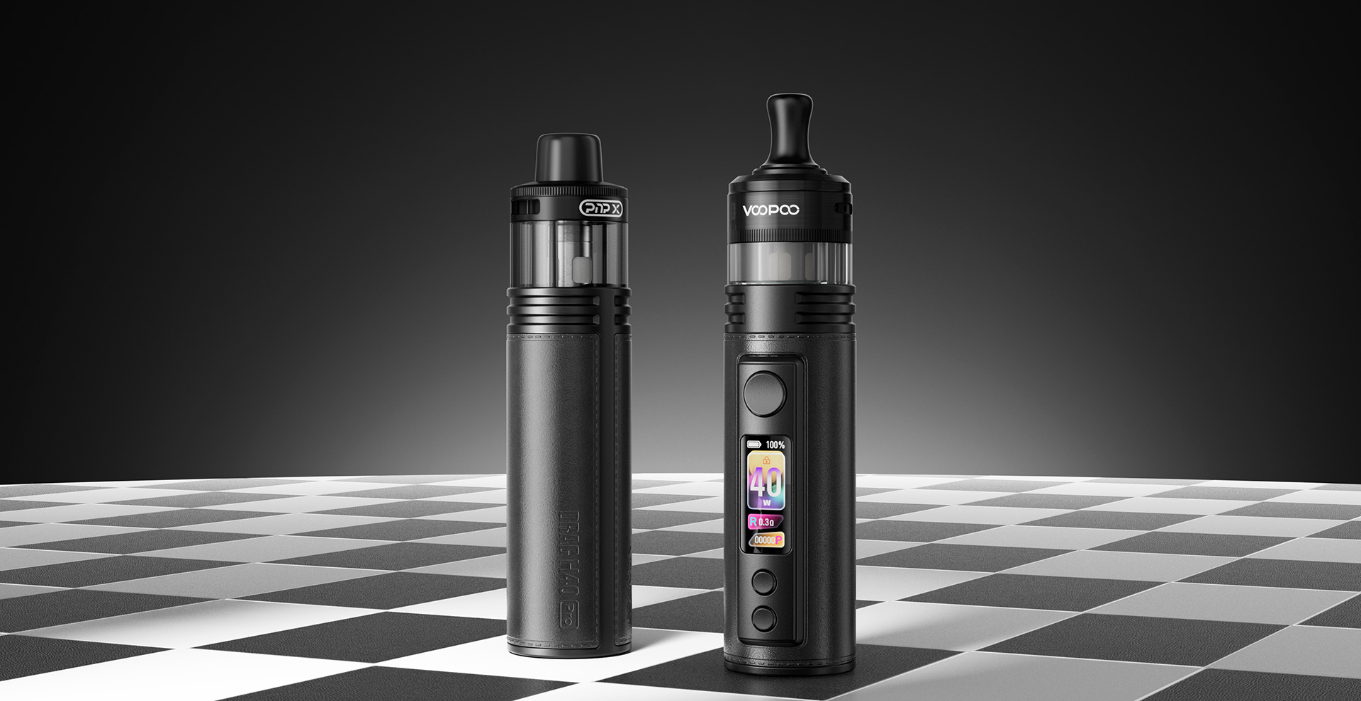 VOOPOO DRAG H40 Pro POD MOD 2450mAh Gray Metal