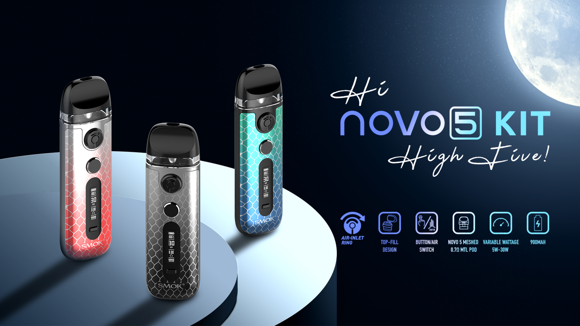 Smoktech Novo 5 MTL cartridge 0,7ohm 2ml