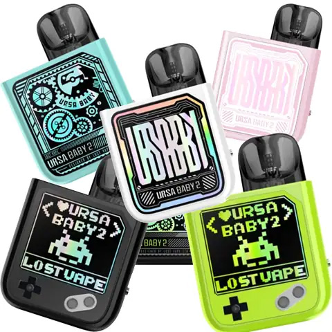 Lost Vape Ursa Baby 2 Pod elektronická cigareta 900mAh Joy Black x Pixel Role