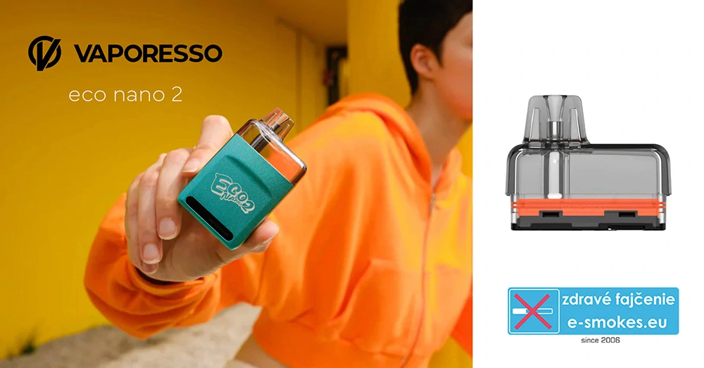 Vaporesso ECO Nano 2 Pod 1000 mAh Urban Grey 1 ks