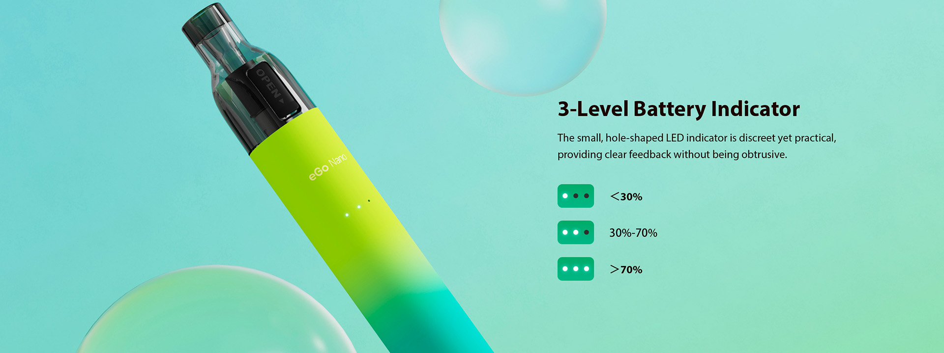 Joyetech eGo Nano Pod 800mAh Black