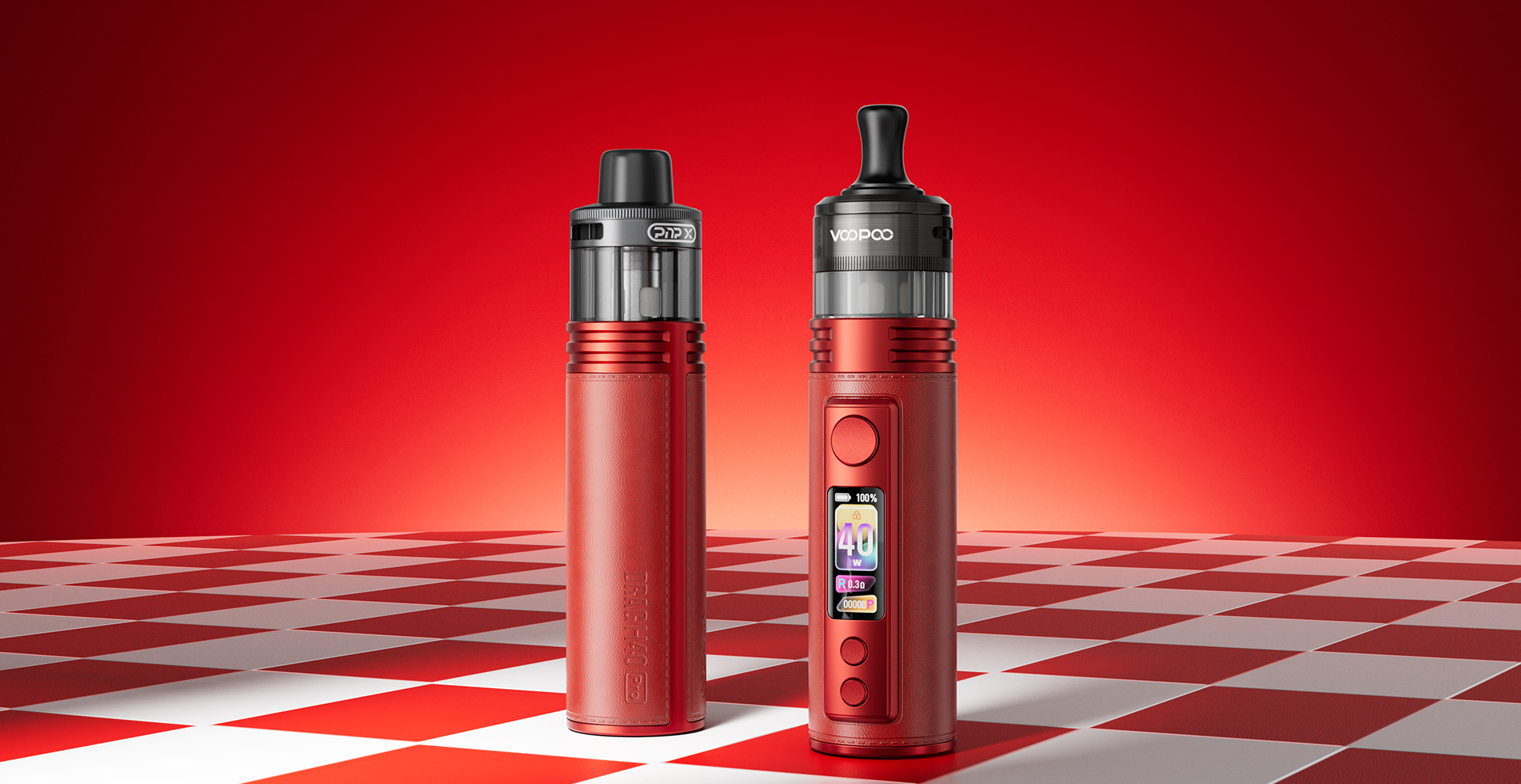 VOOPOO DRAG H40 Pro POD MOD 2450mAh Gray Metal