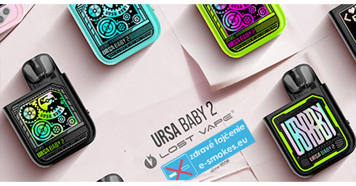 Lost Vape Ursa Baby 2 Pod elektronická cigareta 900mAh Joy Black x Pixel Role