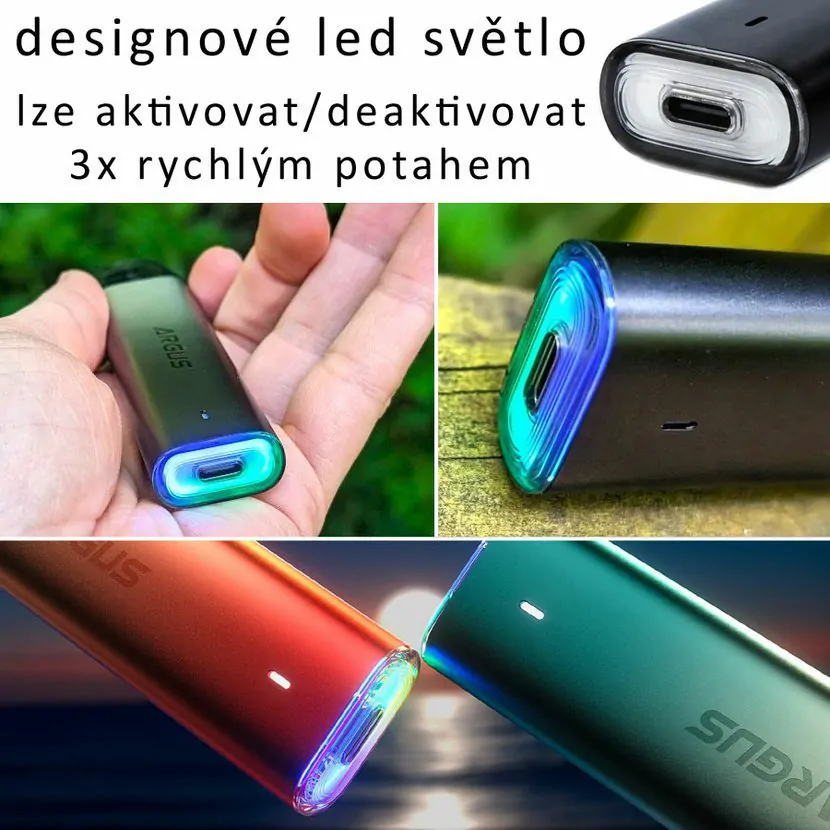 VOOPOO ARGUS G2 Mini elektronická cigareta 1200mAh Midnight Black 1ks 